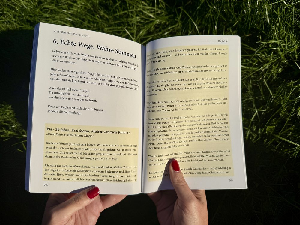 Leserinnenstimme im Buch von Pia, 29 Jahre